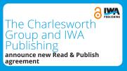 The Charlesworth Group and IWA Publishing announce new Read & Publish agreement