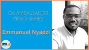 OA Ambassador video series: Emmanuel Nyadzi