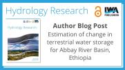 Author Blog - Hydrology Research