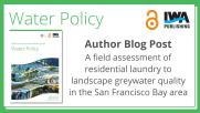 Author Blog - Water Policy
