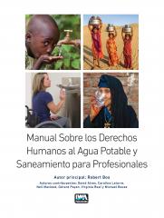 Manual Sobre los Derechos Humanos al Agua Potable y Saneamiento para Profesionales